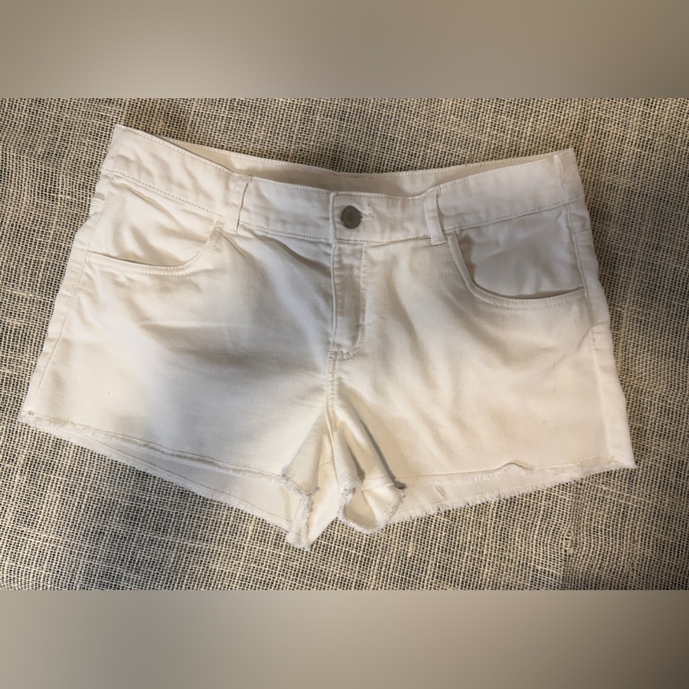 H&M Women's White Jean Shorts